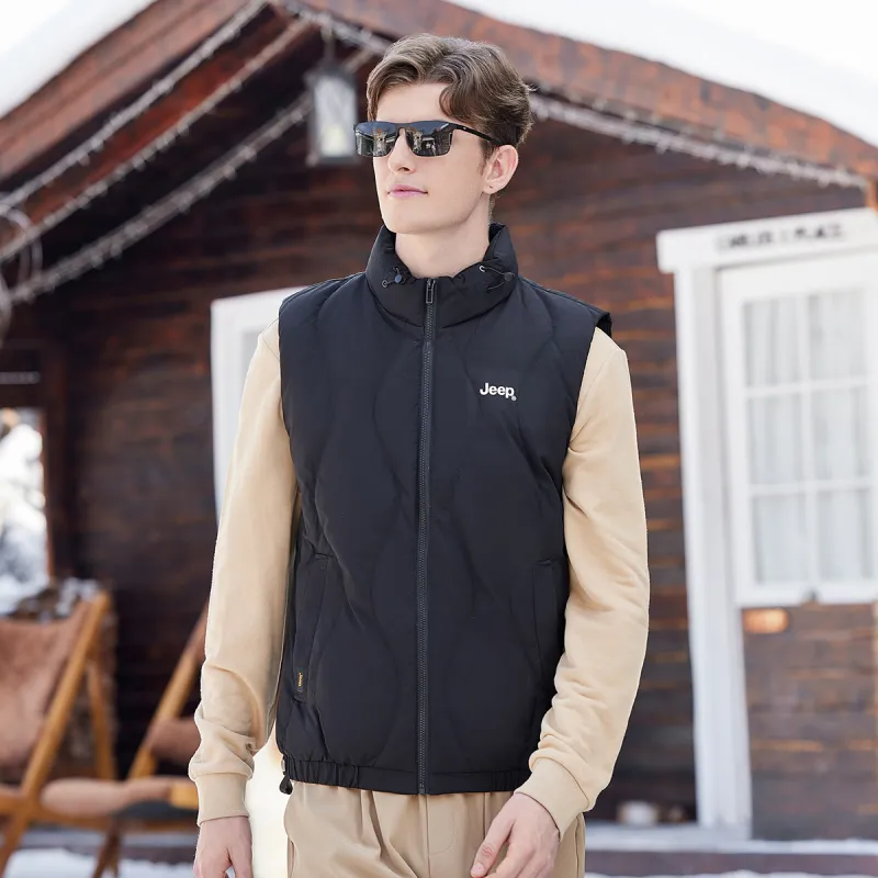 Jeep Vests Unisex Pure Black-2