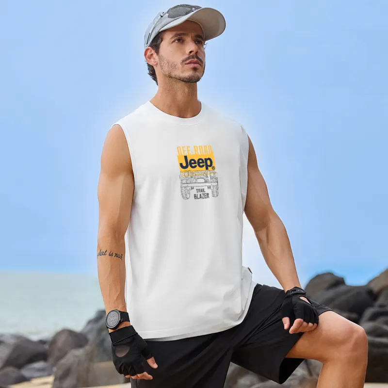 Jeep Pasture Horse Lifestyle Tank Top Unisex-4