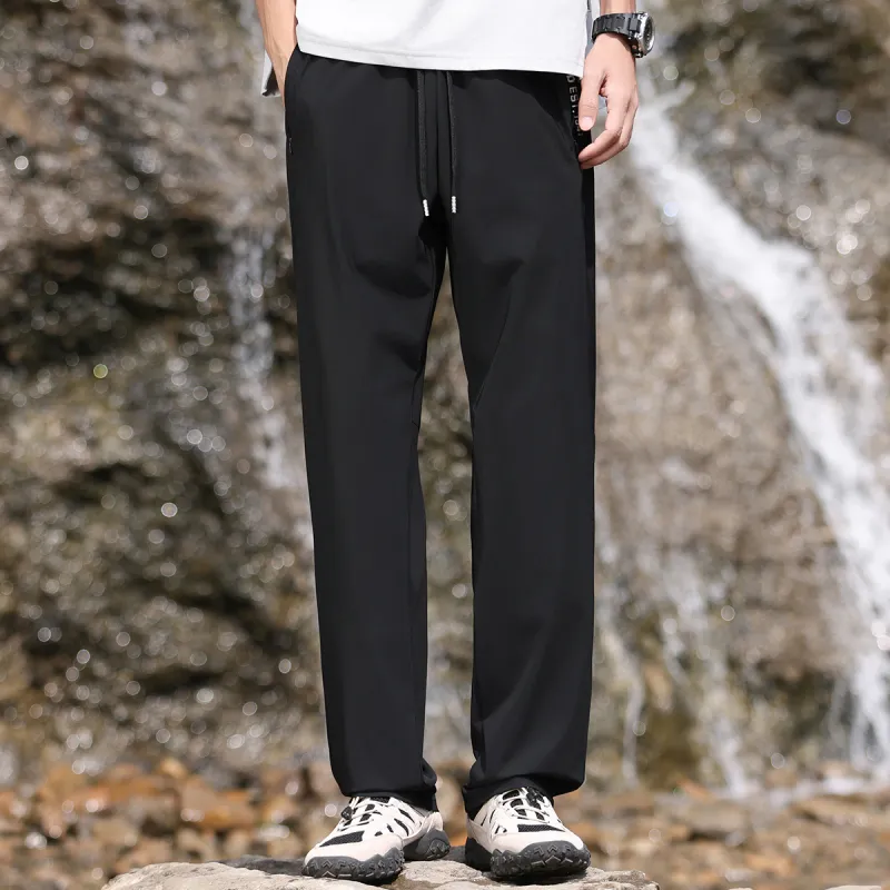 Jeep Pasture Horse Lifestyle Knitted Sweatpants Unisex Pure Black-2