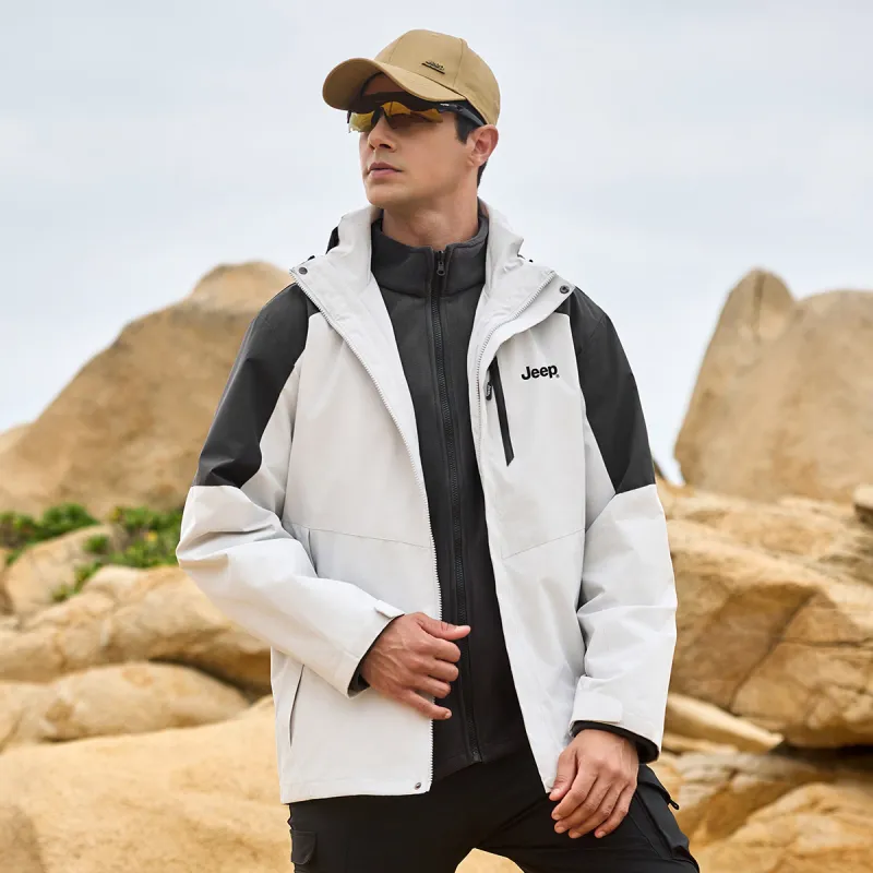 Jeep Waterproof, Thermal, And Windproof Windbreaker Jacket Unisex-25