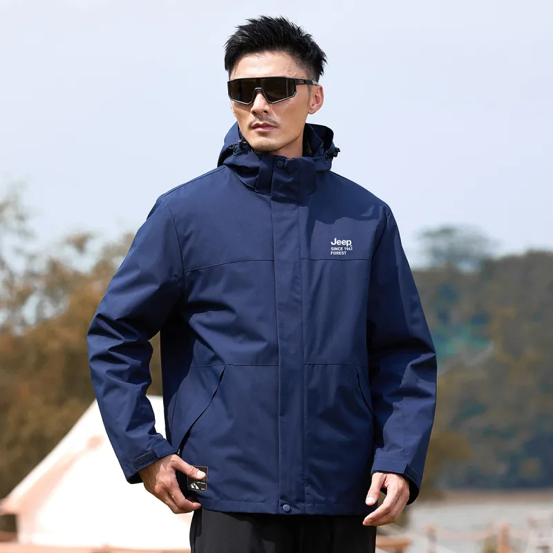 Jeep Windproof Thermal Windbreaker Jacket Unisex-18