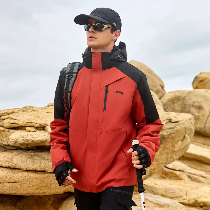 Jeep Waterproof, Thermal, And Windproof Windbreaker Jacket Unisex-4
