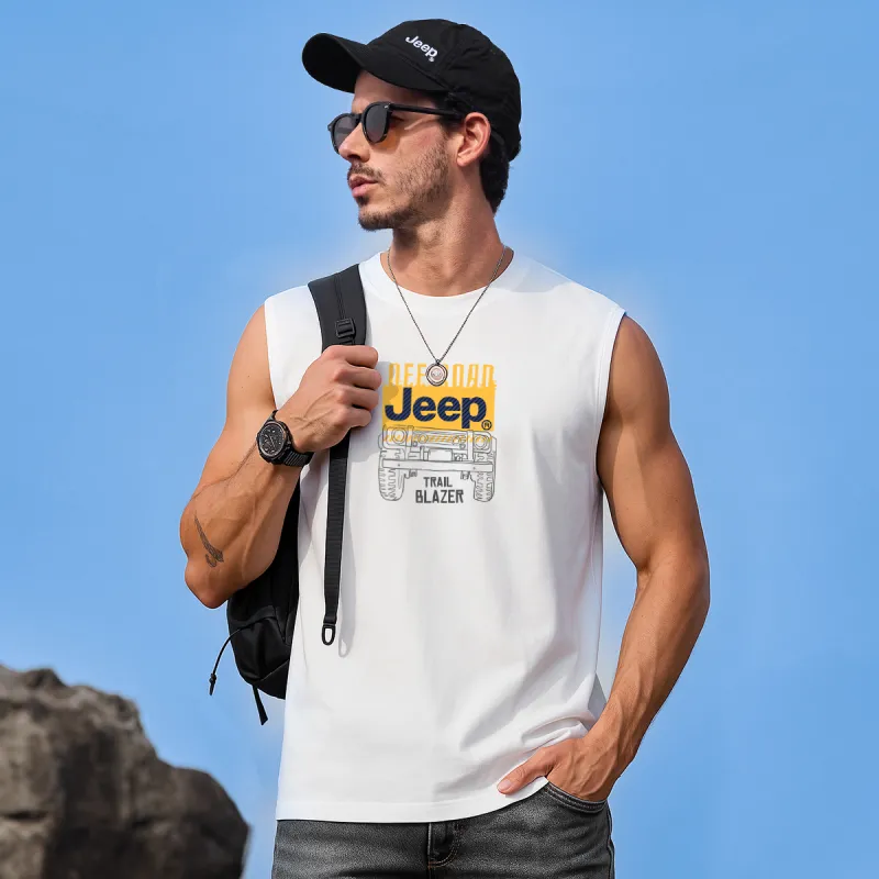 Jeep Pasture Horse Lifestyle Tank Top Unisex-5