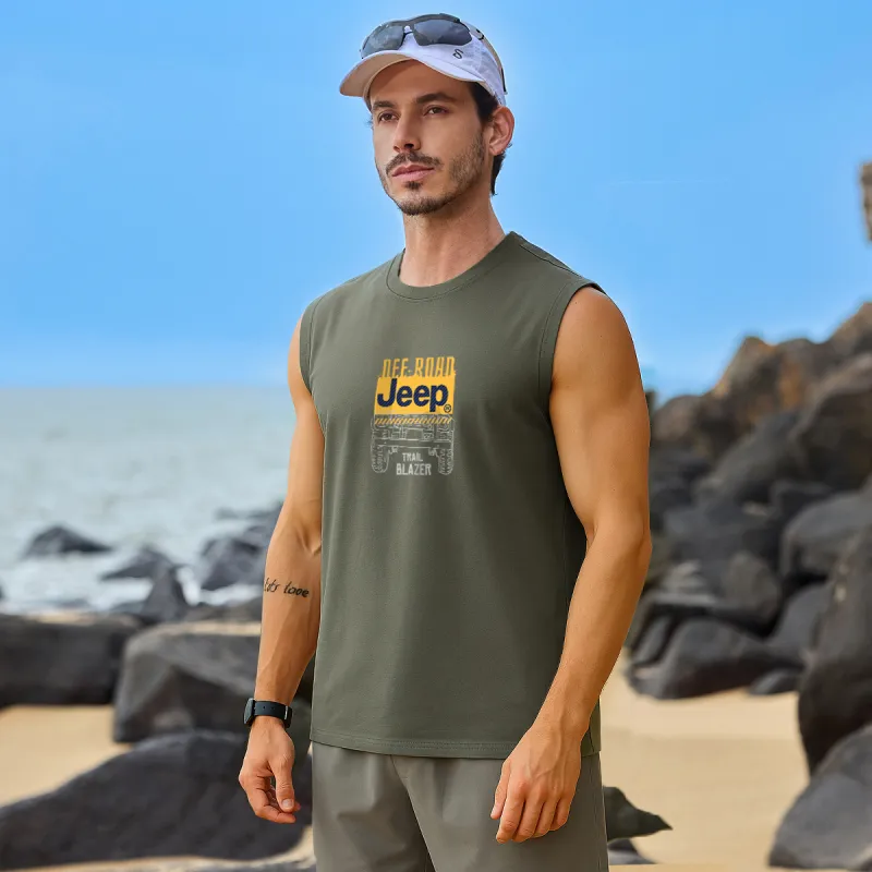 Jeep Pasture Horse Lifestyle Tank Top Unisex-19