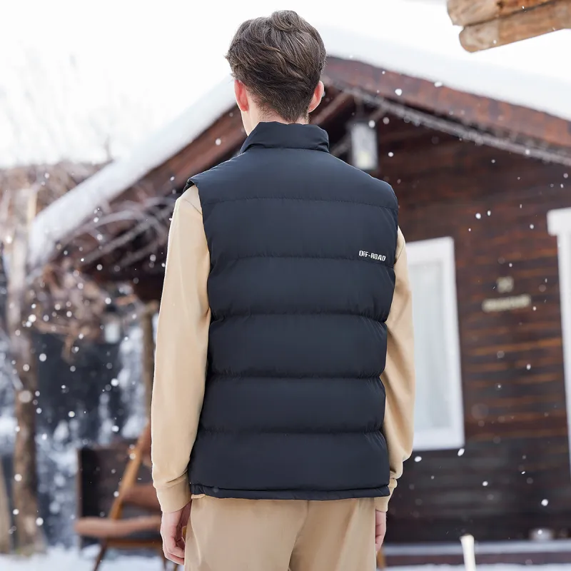 Jeep Cotton Vest Unisex Pure Black-6