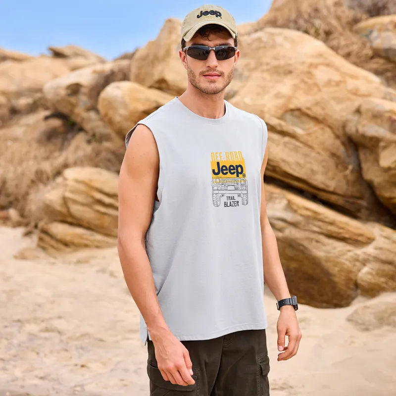 Jeep Pasture Horse Lifestyle Tank Top Unisex-25