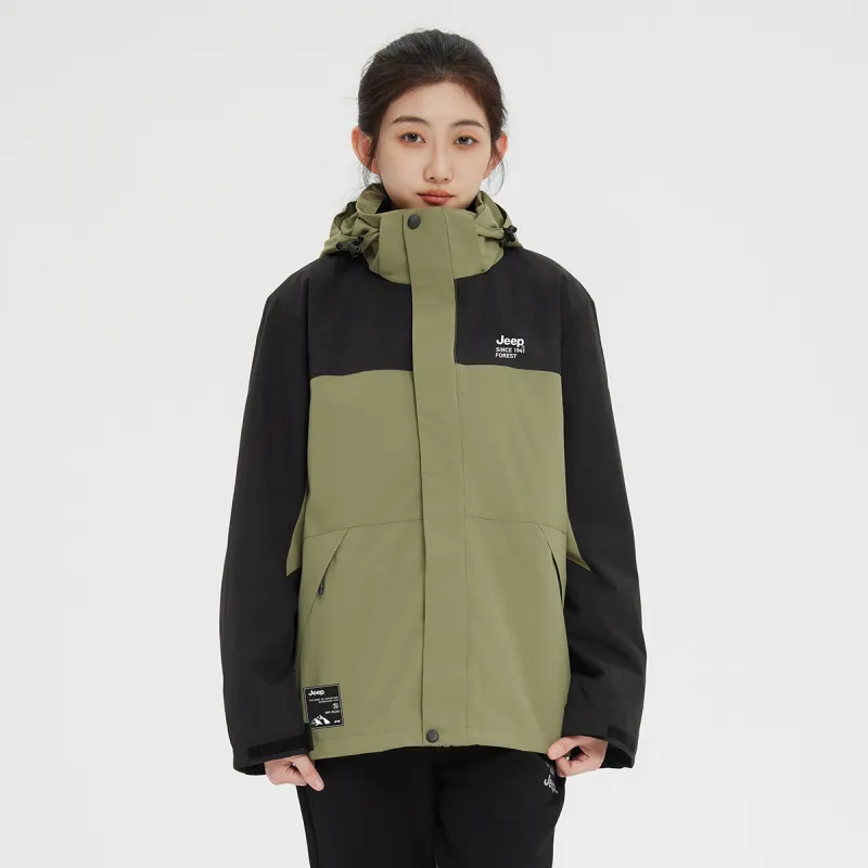 Jeep Windbreaker Jacket Trench Coat Unisex-41