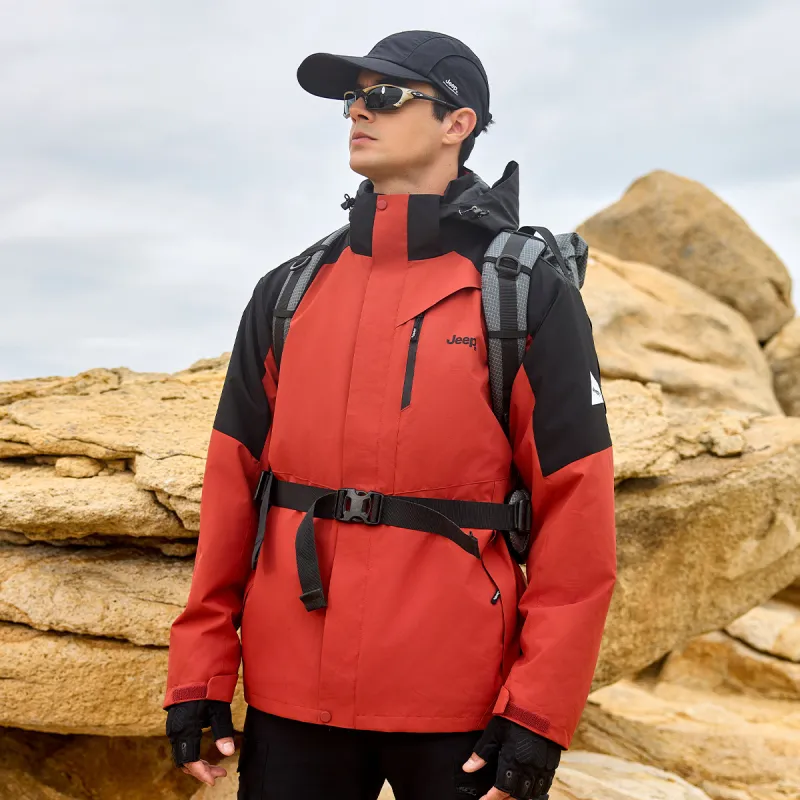 Jeep Waterproof, Thermal, And Windproof Windbreaker Jacket Unisex-6