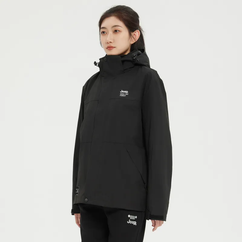 Jeep Windbreaker Jacket Trench Coat Unisex-33