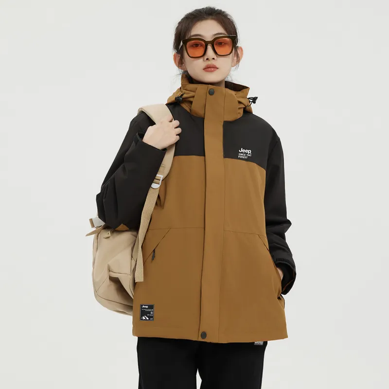 Jeep Windbreaker Jacket Trench Coat Unisex-52