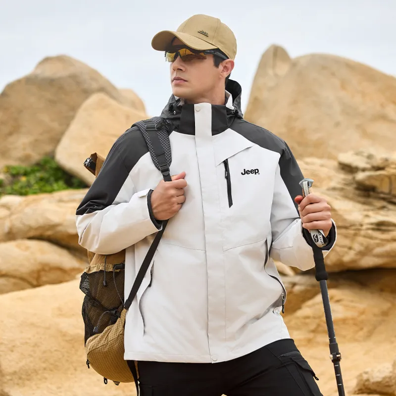 Jeep Waterproof, Thermal, And Windproof Windbreaker Jacket Unisex-27
