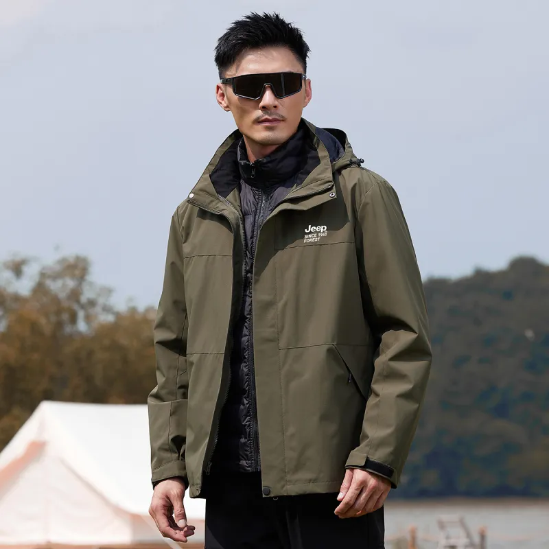 Jeep Windproof Thermal Windbreaker Jacket Unisex-26