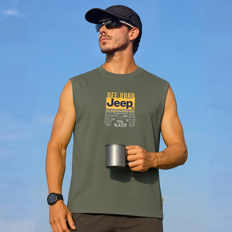 Jeep Pasture Horse Lifestyle Tank Top Unisex-18
