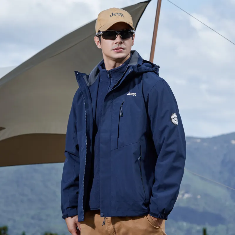 Jeep Windbreaker Jackets Unisex-3