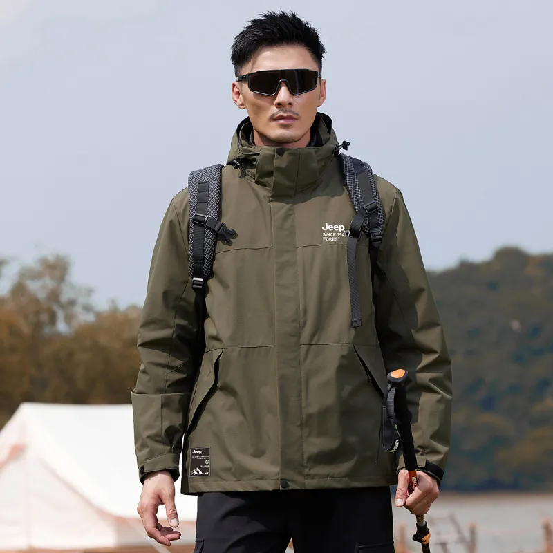 Jeep Windproof Thermal Windbreaker Jacket Unisex-25