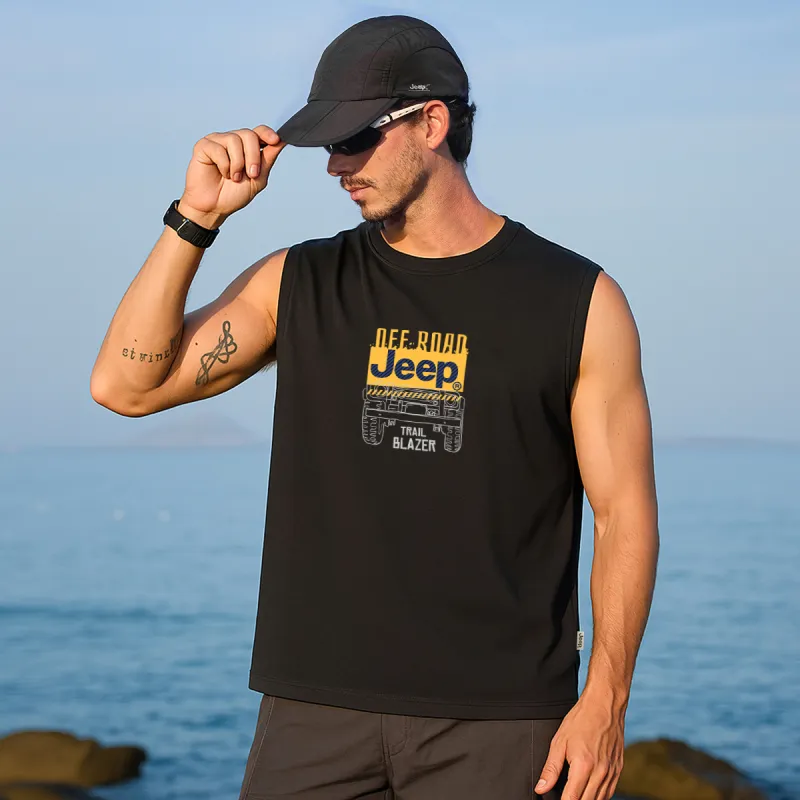 Jeep Pasture Horse Lifestyle Tank Top Unisex-32