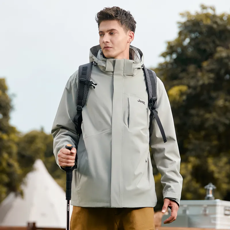 Jeep Urban Living/Travel/Commuting Waterproof And Windproof Windbreaker Jacket Unisex-7