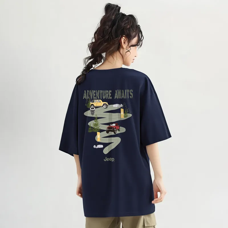 Jeep Pasture Horse Lifestyle T Shirt Unisex-13