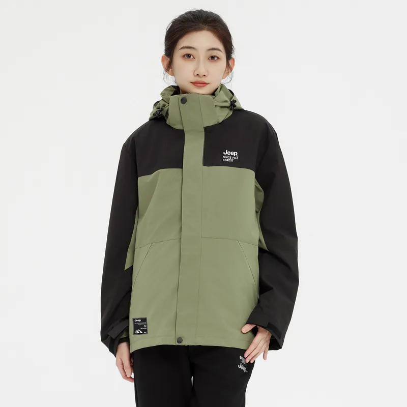 Jeep Windbreaker Jacket Trench Coat Unisex-43