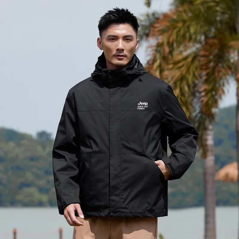 Jeep Windproof Thermal Windbreaker Jacket Unisex-45