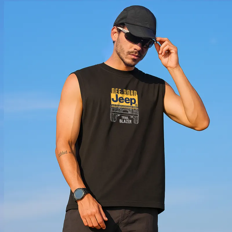 Jeep Pasture Horse Lifestyle Tank Top Unisex-33