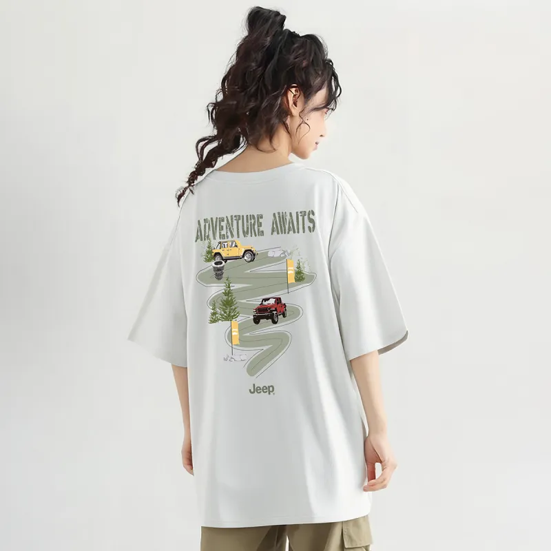 Jeep Pasture Horse Lifestyle T Shirt Unisex-22