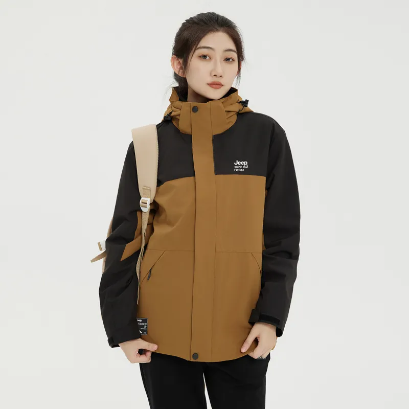 Jeep Windbreaker Jacket Trench Coat Unisex-53