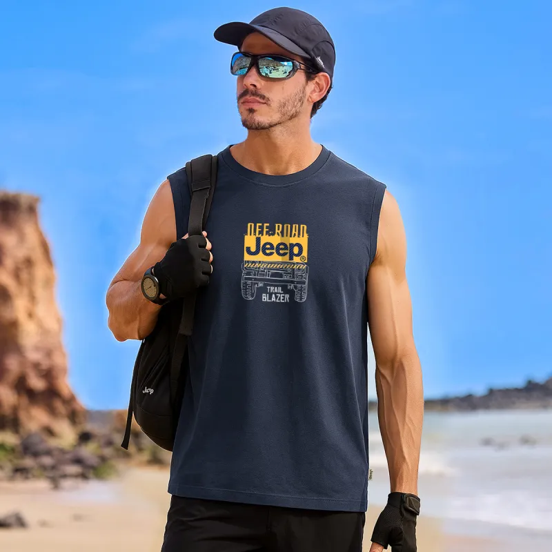 Jeep Pasture Horse Lifestyle Tank Top Unisex-12