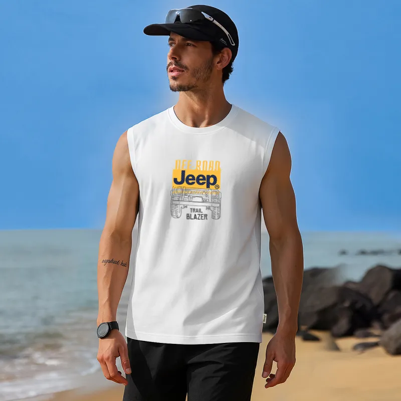 Jeep Pasture Horse Lifestyle Tank Top Unisex-2