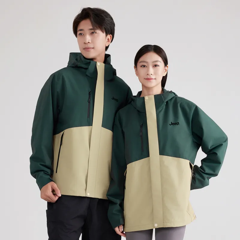 Jeep Windbreaker Jacket Trench Coat Unisex-17