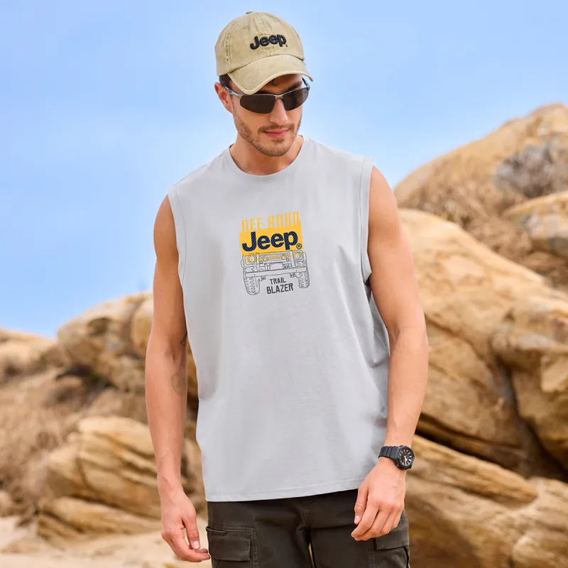 Jeep Pasture Horse Lifestyle Tank Top Unisex-24