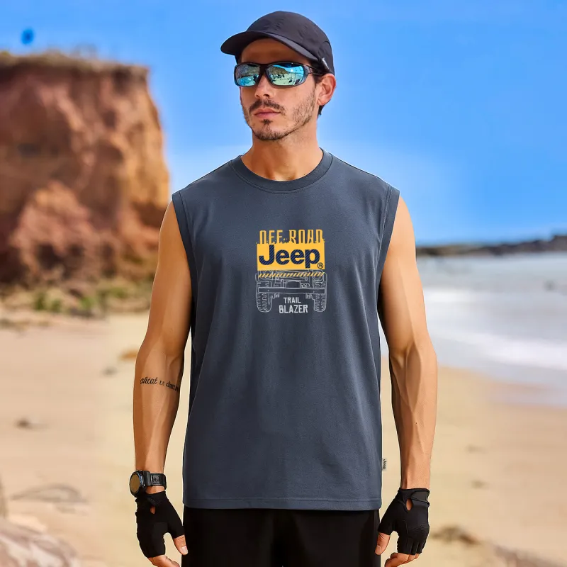 Jeep Pasture Horse Lifestyle Tank Top Unisex-10