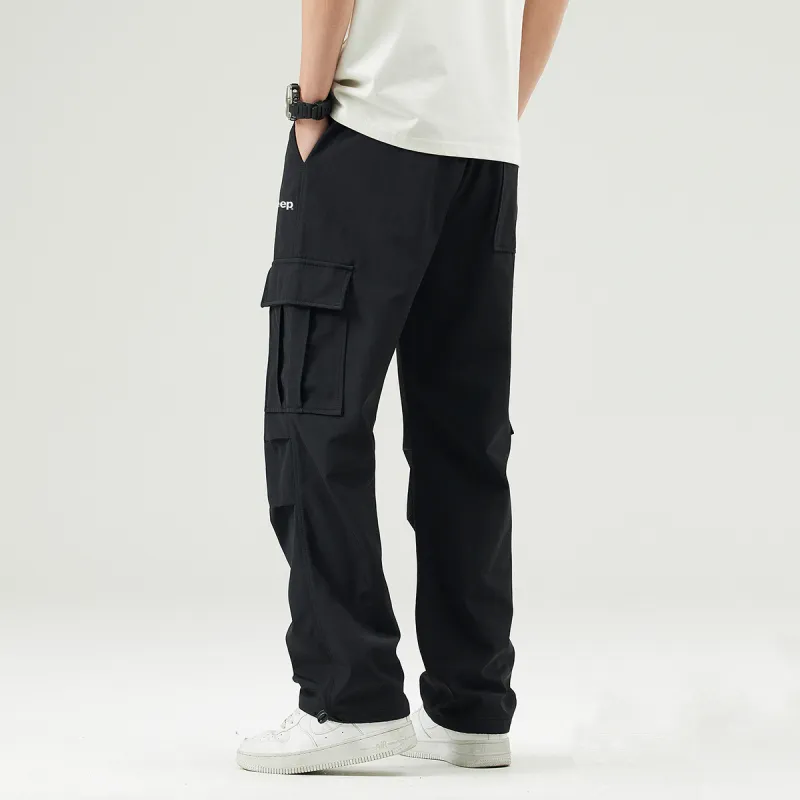 Jeep Parachute Pants, Casual Pants, Windbreaker Pants, Cargo Pants Unisex-20