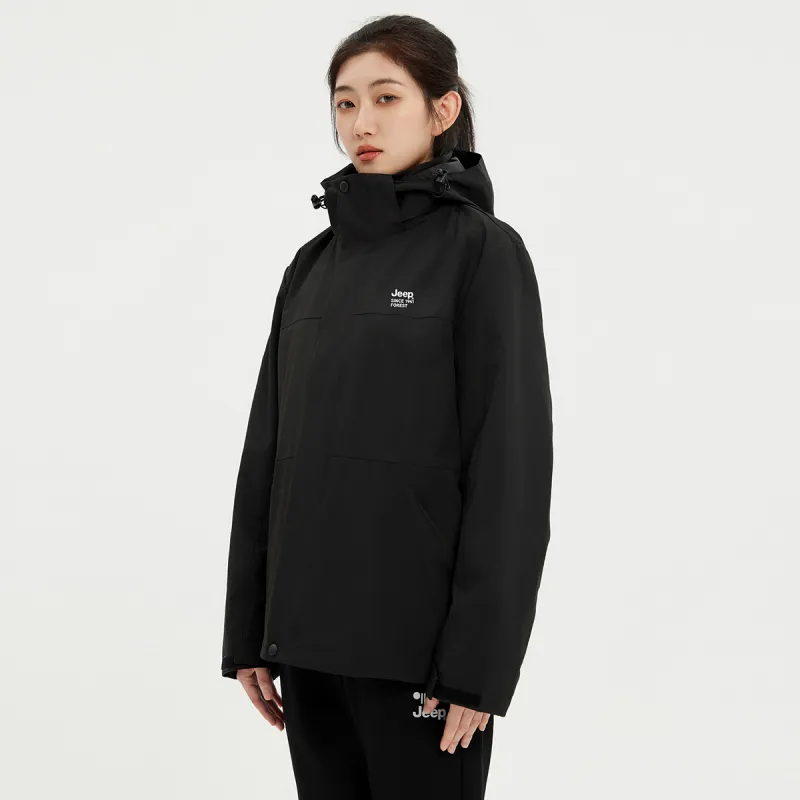 Jeep Windbreaker Jacket Trench Coat Unisex-36