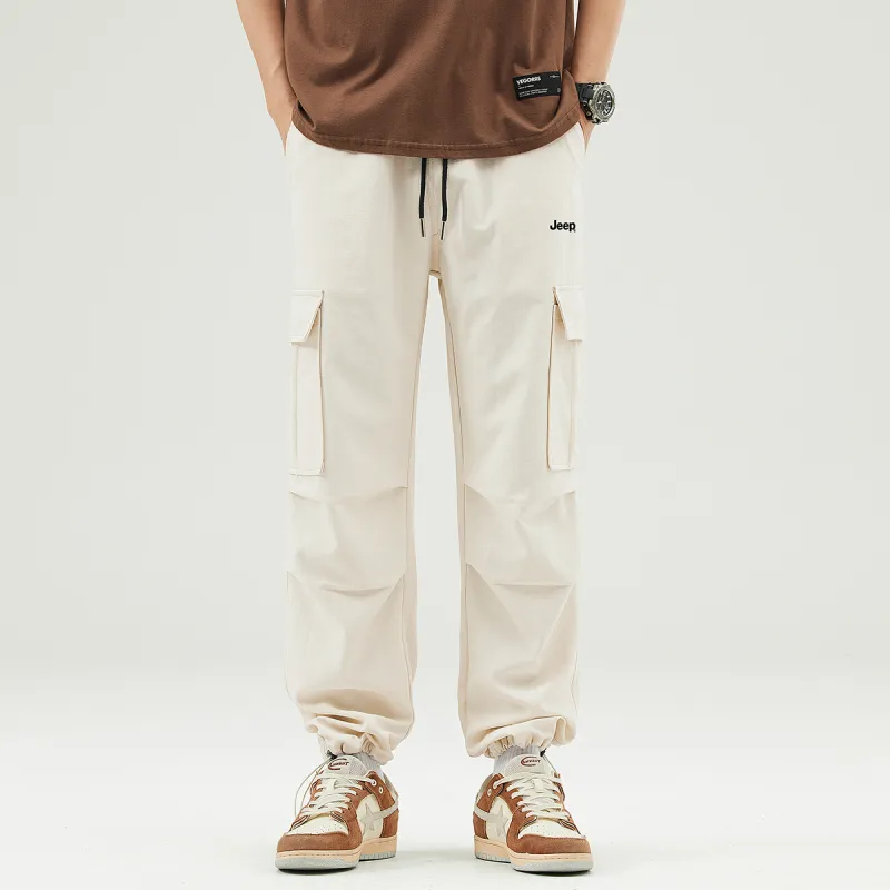 Jeep Parachute Pants, Casual Pants, Windbreaker Pants, Cargo Pants Unisex-12