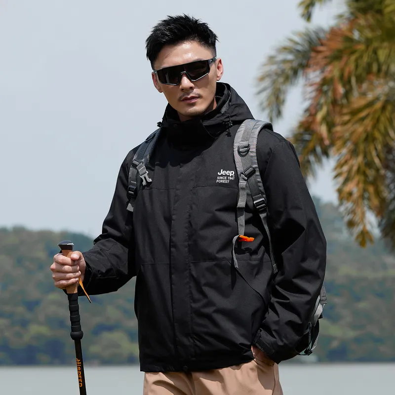 Jeep Windproof Thermal Windbreaker Jacket Unisex-47