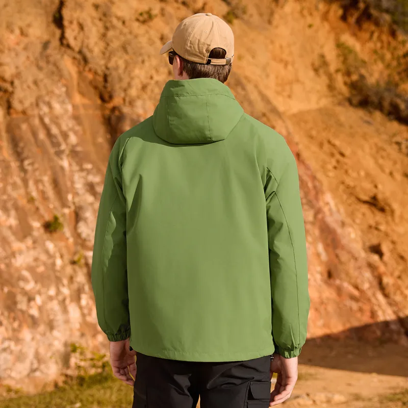 Jeep Windbreaker Jacket Trench Coat Unisex-3