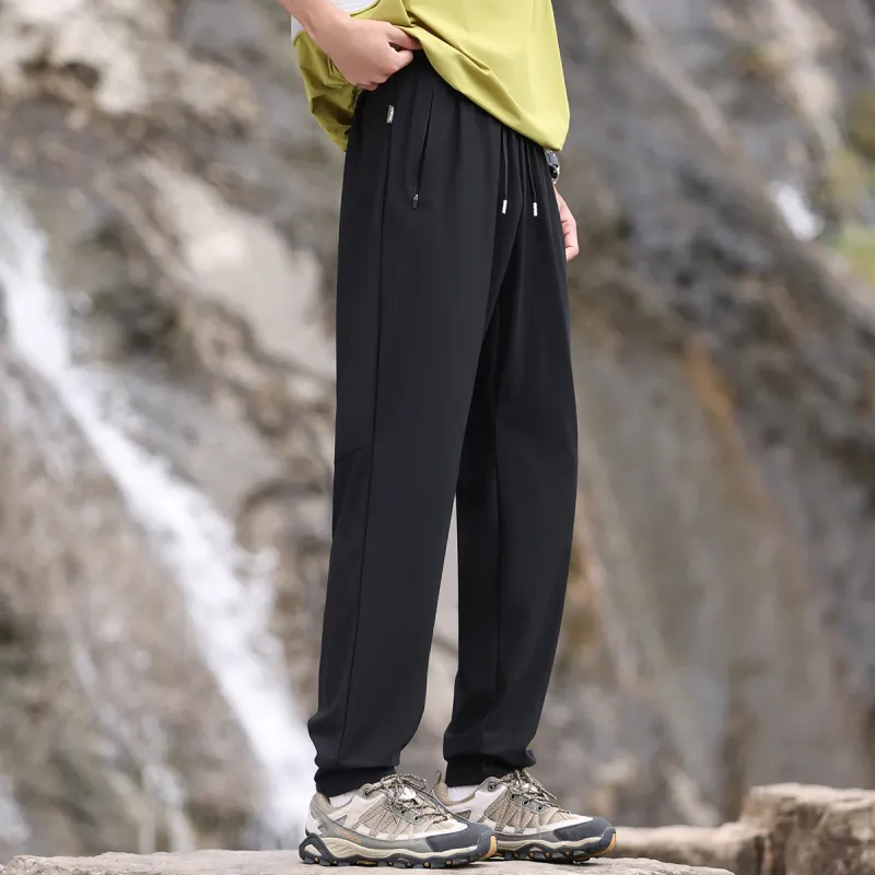Jeep Pasture Horse Lifestyle Knitted Sweatpants Unisex Pure Black-6