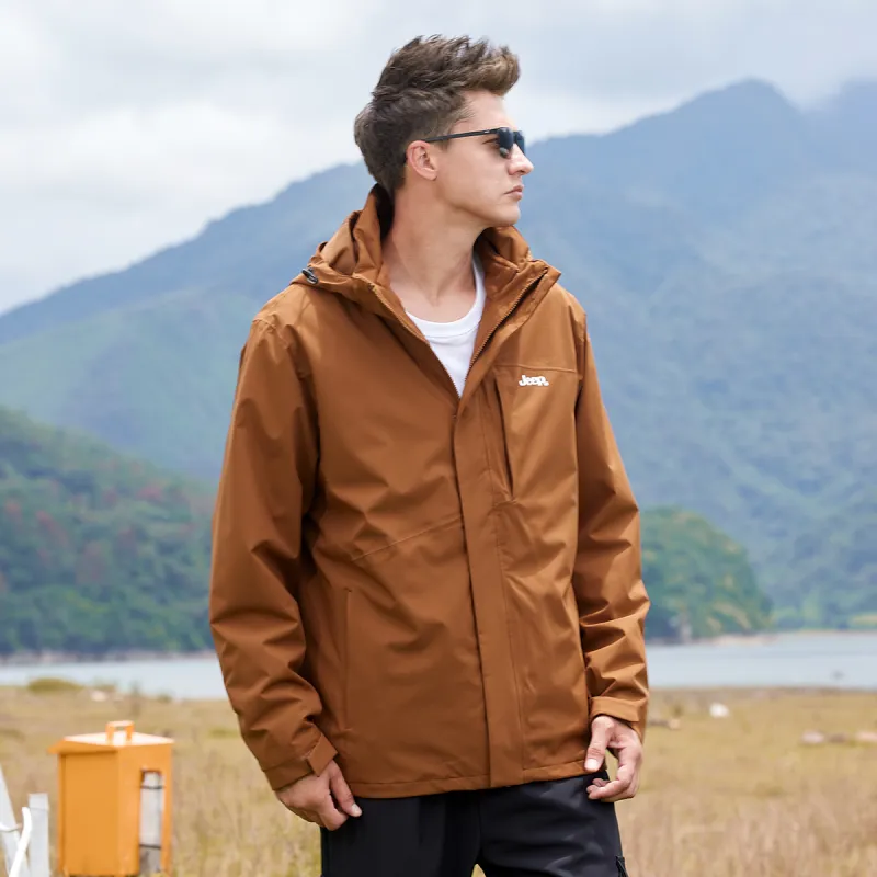Jeep Urban Living/Travel/Commuting Waterproof And Windproof Windbreaker Jacket Unisex-13