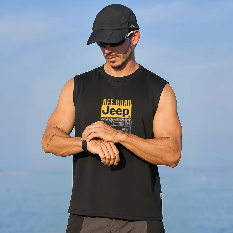 Jeep Pasture Horse Lifestyle Tank Top Unisex-31