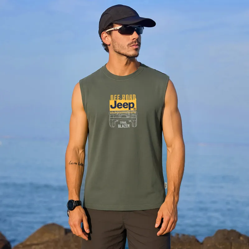 Jeep Pasture Horse Lifestyle Tank Top Unisex-17