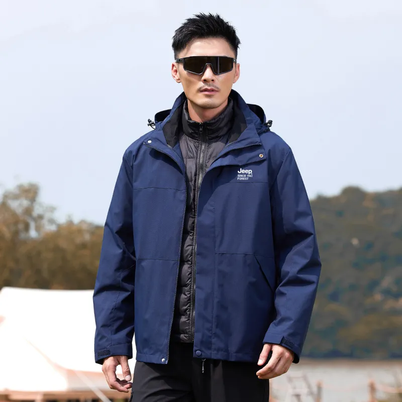 Jeep Windproof Thermal Windbreaker Jacket Unisex-16