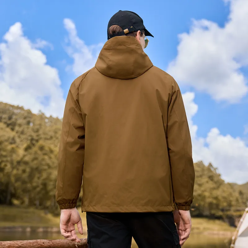 Jeep Windbreaker Jacket Trench Coat Unisex-6