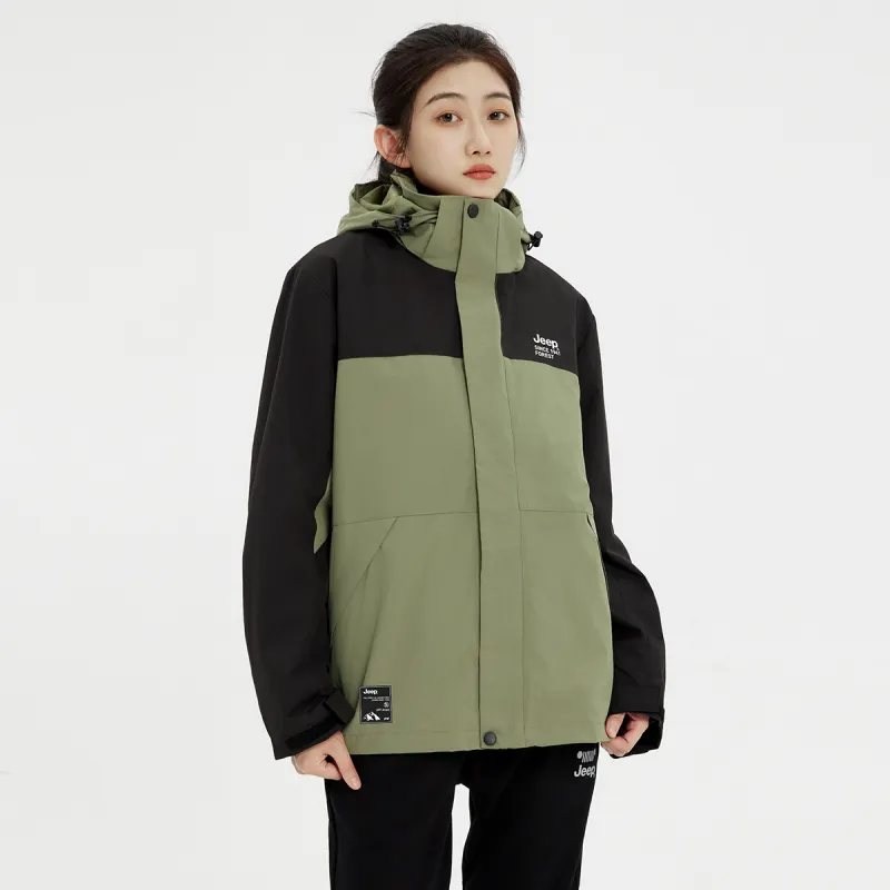 Jeep Windbreaker Jacket Trench Coat Unisex-44