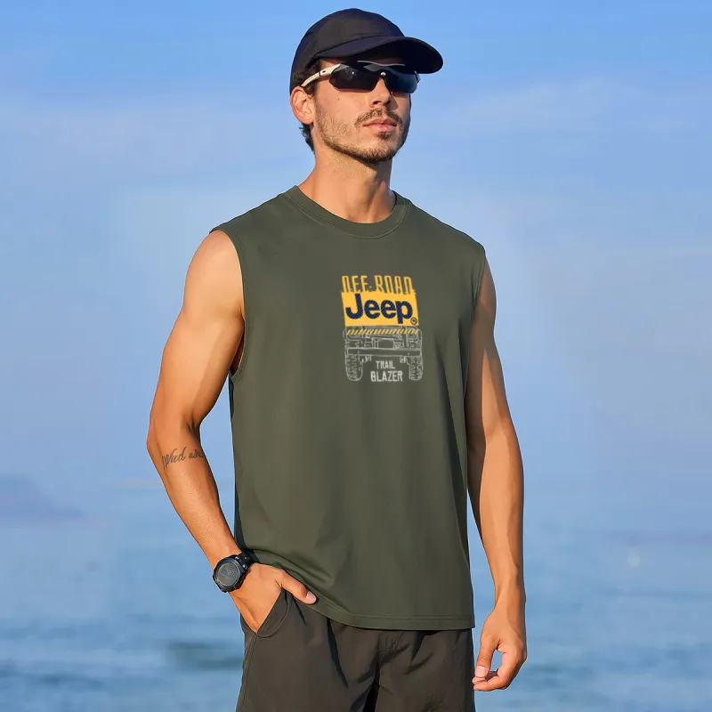Jeep Pasture Horse Lifestyle Tank Top Unisex-16