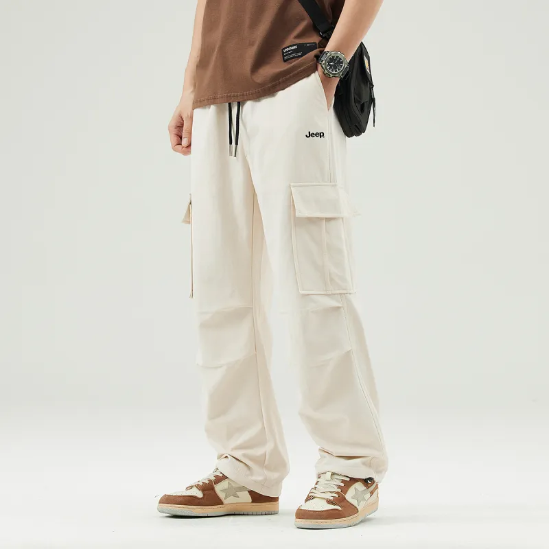 Jeep Parachute Pants, Casual Pants, Windbreaker Pants, Cargo Pants Unisex-9