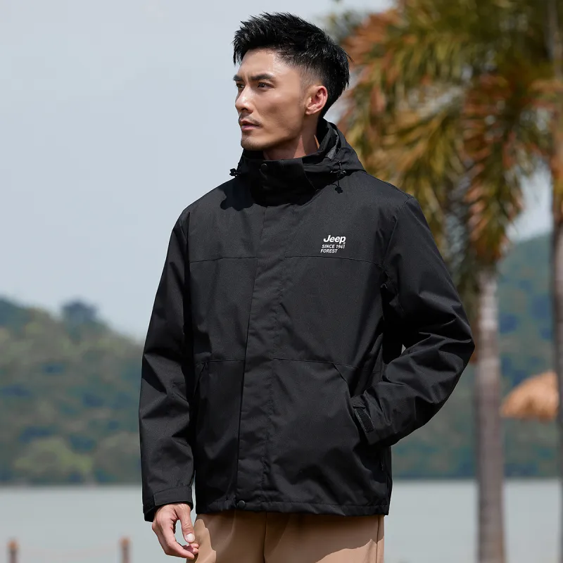 Jeep Windproof Thermal Windbreaker Jacket Unisex-46