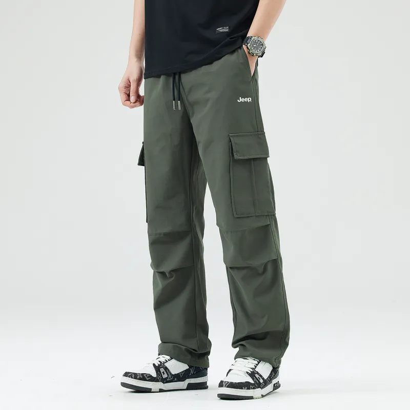 Jeep Parachute Pants, Casual Pants, Windbreaker Pants, Cargo Pants Unisex-2