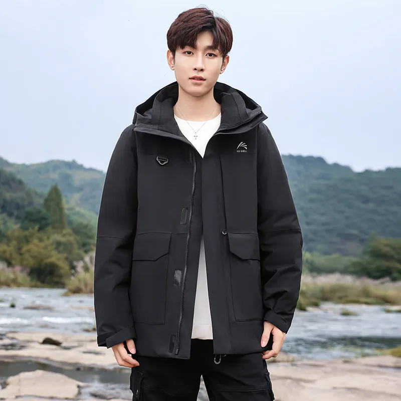 YAYA Waterproof And Windproof Windbreaker Jacket Unisex-0
