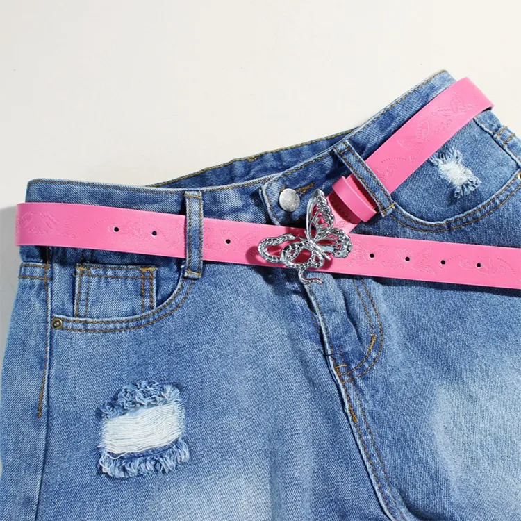 Lanza Cow Leather Belts Unisex Width 2.8CM-5